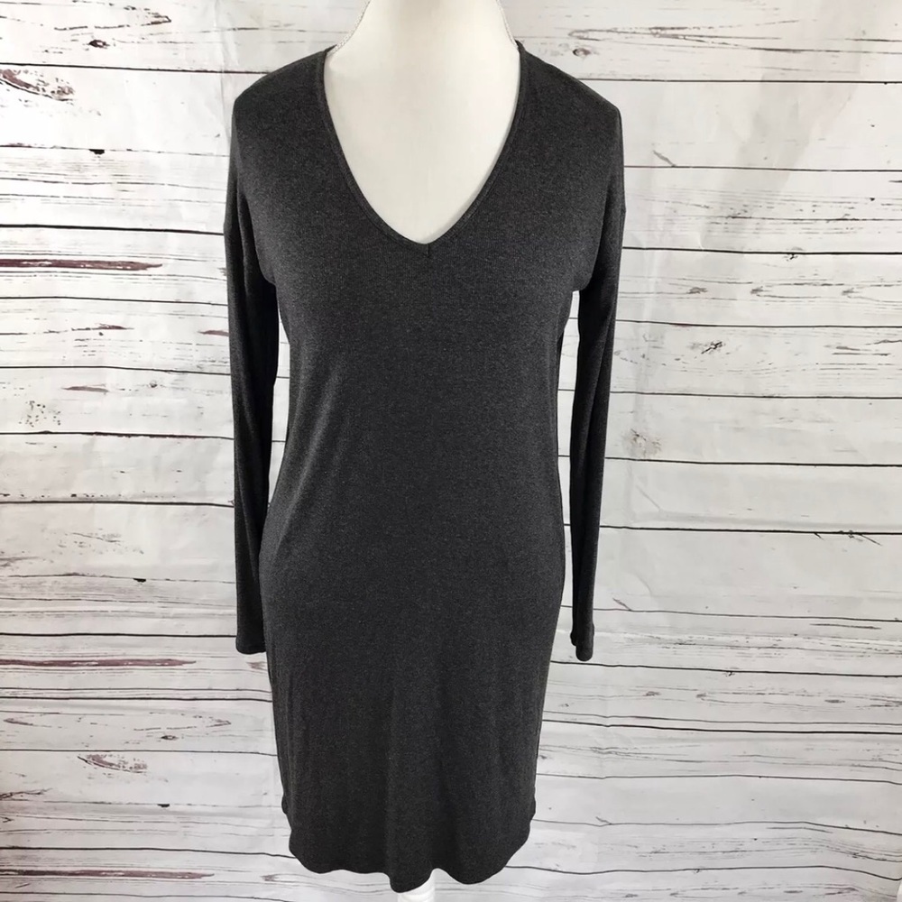 Free People Tunic Gray Long Sleeve Size XS